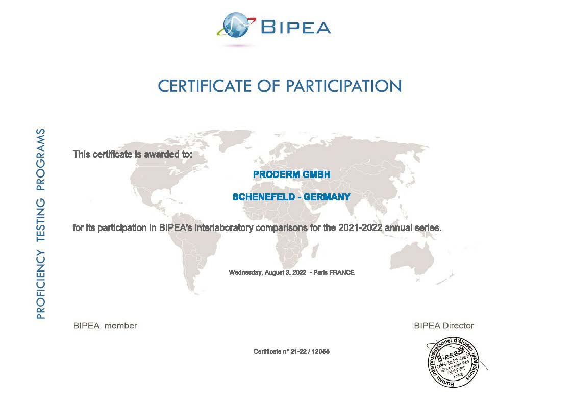 Bipea Certificate
